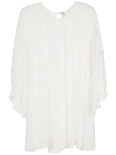 Olympiah Layered Longsleeved Dress In White