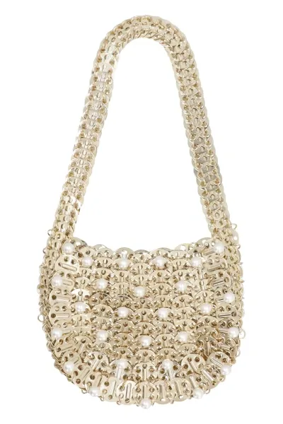 Rabanne 1969 Mini Handbag In Gold