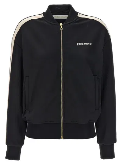 Palm Angels 'classic Track' Sweatshirt In Black