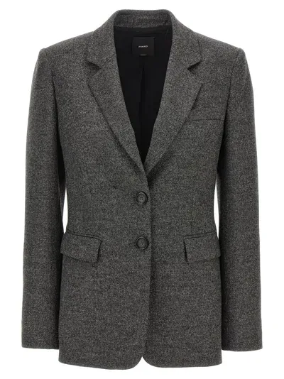 Pinko Ruota Blazer In Gray