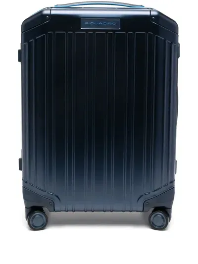 Piquadro Slim Hardside Spinner Trolley In 蓝色