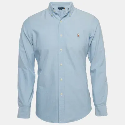 Pre-owned Polo Ralph Lauren Blue Cotton Shirt S