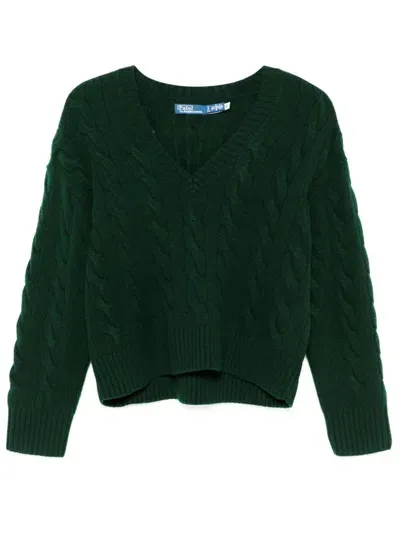 Polo Ralph Lauren Cable-knit Sweater In Green