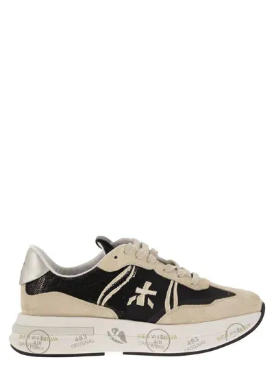 Premiata Cassie - Sneakers In Beige,black