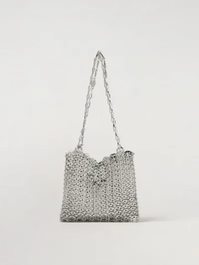 Rabanne Shoulder Bag  Woman In Silver