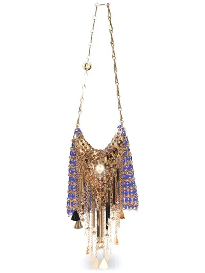 Rabanne Sac A Main Shoulder Bag In Gold