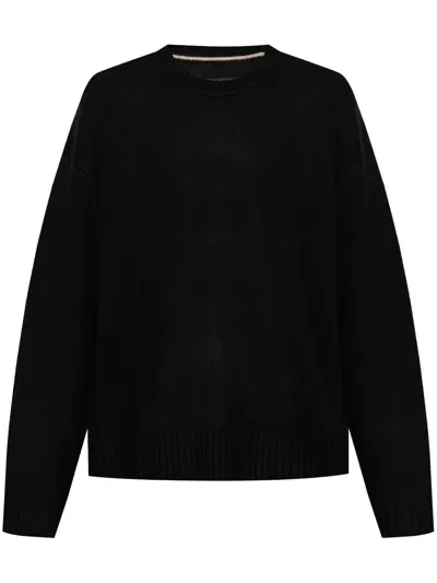 Rag & Bone Contrast-stitching Jumper In Black