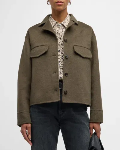 Rails Riley Wool-blend Shirt Jacket In Olive