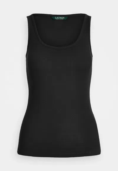 Ralph Lauren Kelly Sleeveless Knit In Polo Black