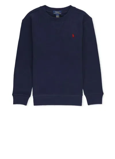 Ralph Lauren Kids' Pony Sweatshirt In Blue