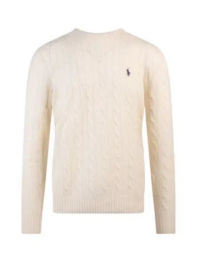 Ralph Lauren Sweater In White