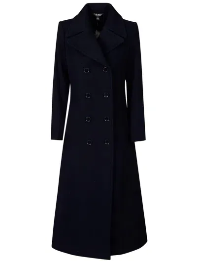 Ralph Lauren Wl Db Mx 50 Lined Coat In Blue