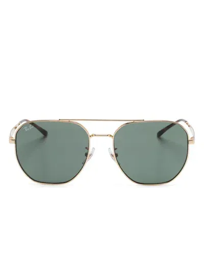 Ray Ban Rb3724d Sunglasses In Gold