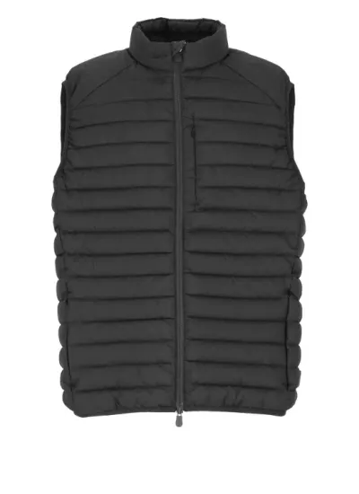 Save The Duck High-neck Padded Gilet In Black