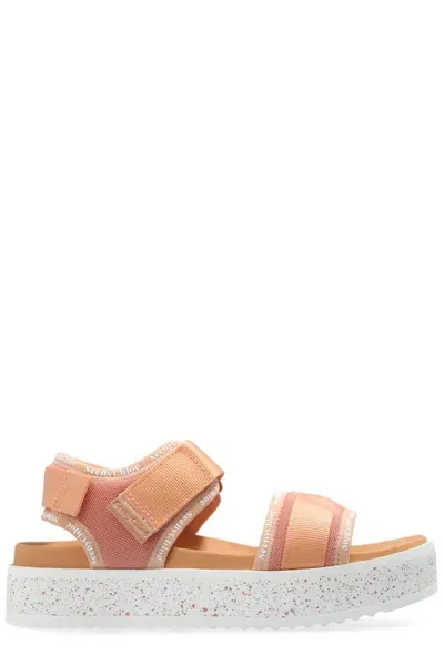 See By Chloé Pipper Mesh Platform Sandals In Pink