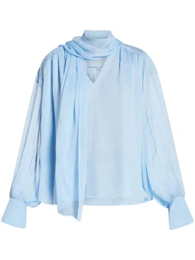 Shona Joy Layla Blouse In Blue