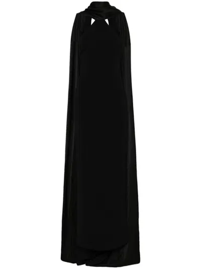 Solace London Ophelia Gown In Black