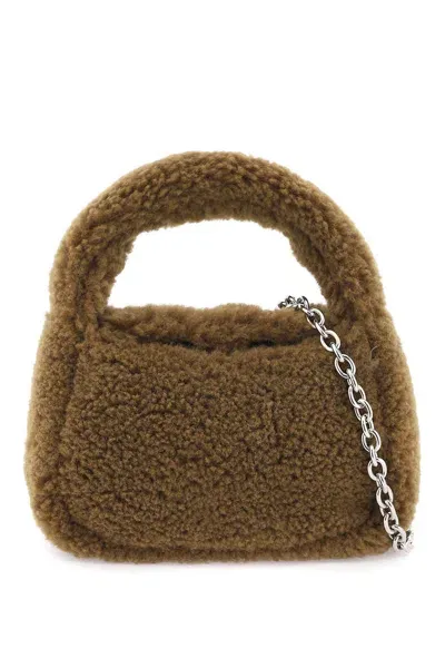 Stand Studio Faux Fur Minnie Bag In Brown