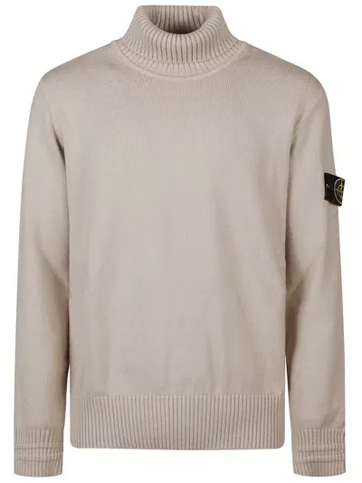 Stone Island Sweaters In Brown