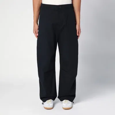 Studio Nicholson Black Wide Trousers In Neutrals