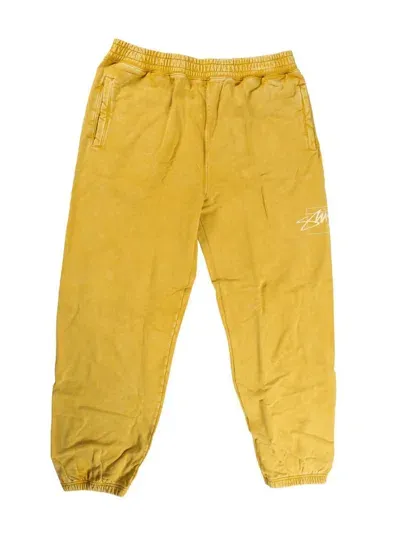 Stussy Designs Track Pants In Yellow