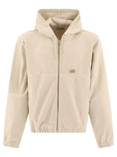 Stussy Unlined Canvas Jacket Jackets Beige