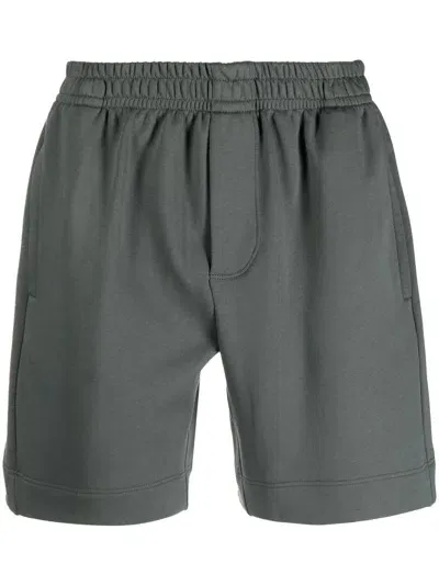 Styland Straight-leg Track Shorts In Green