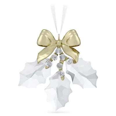 Swarovski Holiday Magic Stechpalmenblätter Ornament In White