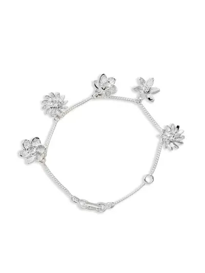 Tane México 1942 I Paint Flowers Bracelet In Silver