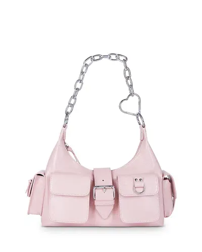 The Kooples Pink Leather Amelia Chain Bag