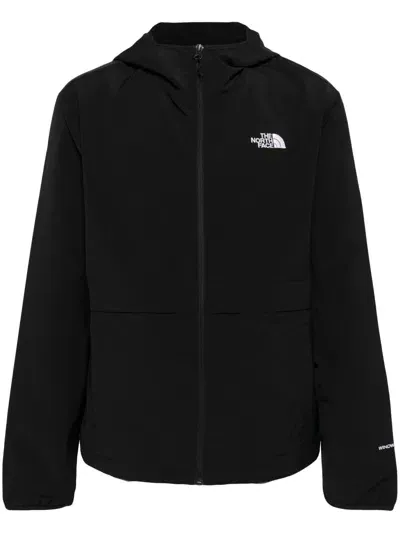 The North Face Easy Wind Hooded Jacket In Black