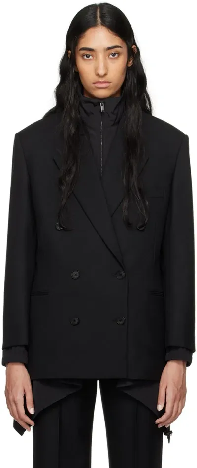 The Row Black Timoty Blazer In Blk Black