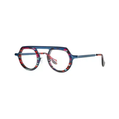 Theo Eyewear Bezel 009 Blue/red Ecail+dark Night9