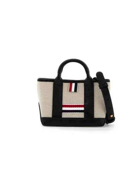 Thom Browne Mini Tool Tote Bag Women In Black