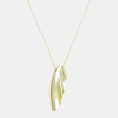 Pre-owned Tiffany & Co 18k Yellow Gold High Tide Pendant