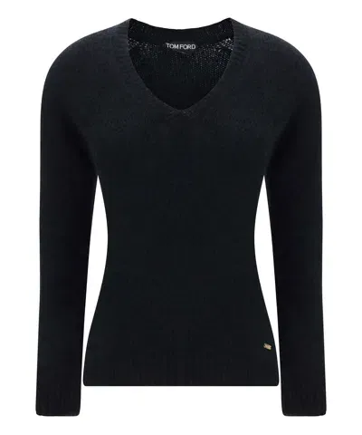 Tom Ford Sweater In Black