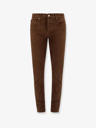 Tom Ford Trouser In Brown