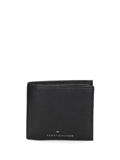 Tommy Hilfiger Leather Wallet In Black