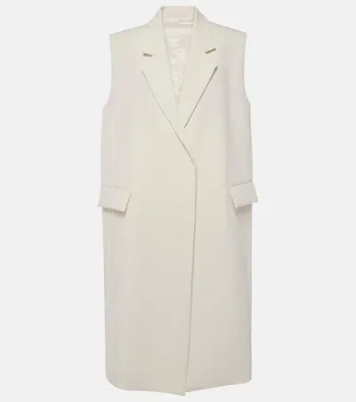 Totême Grain De Poudre Coat In White