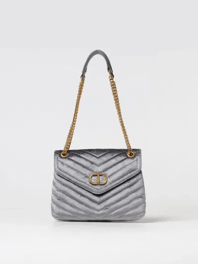 Twinset Shoulder Bag  Woman Color Grey