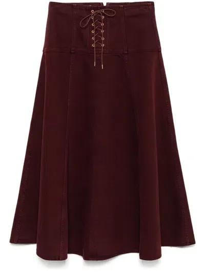 Ulla Johnson The Estelle Skirt In Purple