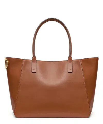 Valentino Garavani Vlogo Tote Bag In Brown