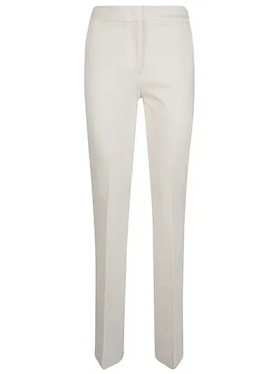 Via Masini 80 Trousers Cream In White