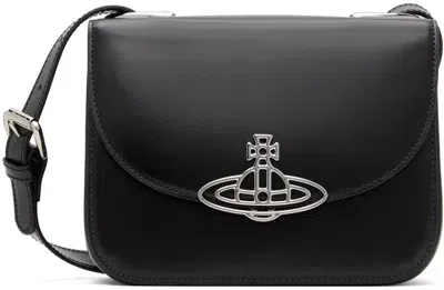 Vivienne Westwood Black Linda Crossbody Bag In Aw24-n401