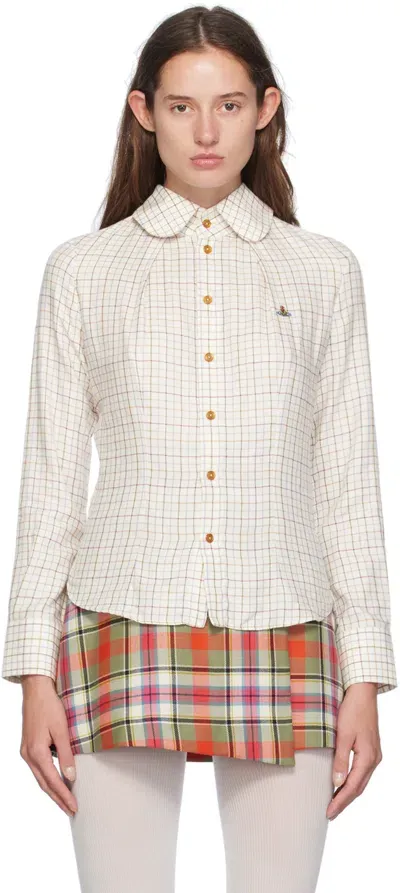 Vivienne Westwood Off-white Toulouse Shirt In B204 Tattersal