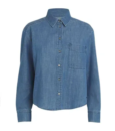 Weekend Max Mara Denim Shirt In Chiaro Vintage