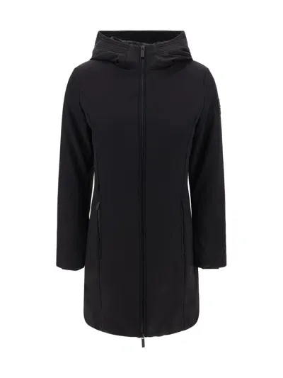 Woolrich Hooded Jacket In Black