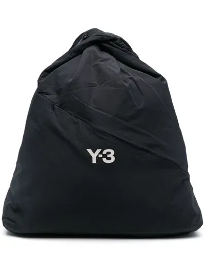 Y-3 Nylon Back Pack In Black