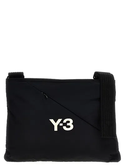 Y-3 Nylon Sacoche Crossbody Bag In Black