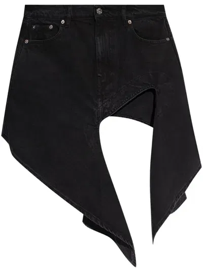 Y/project Evergreen Mini Skirt In Black